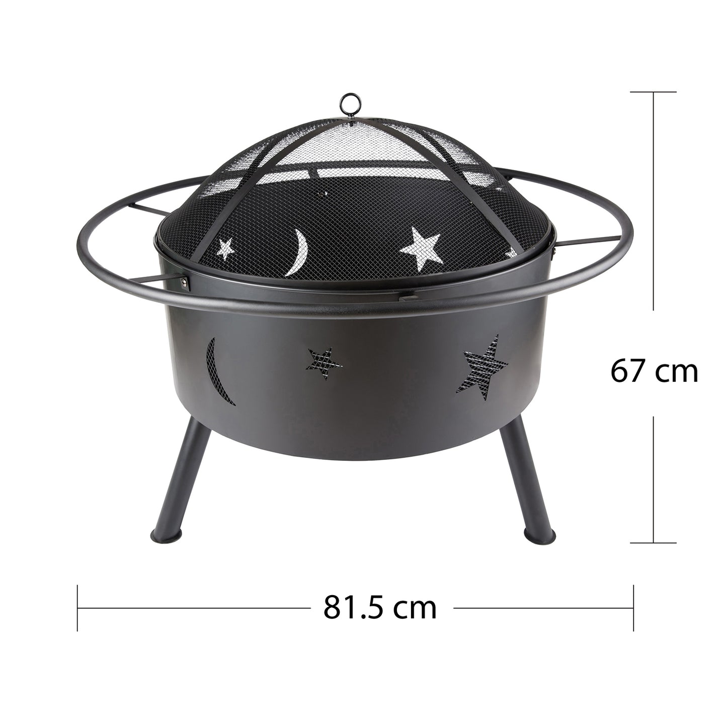 Wood Burning fire pit in Iron material