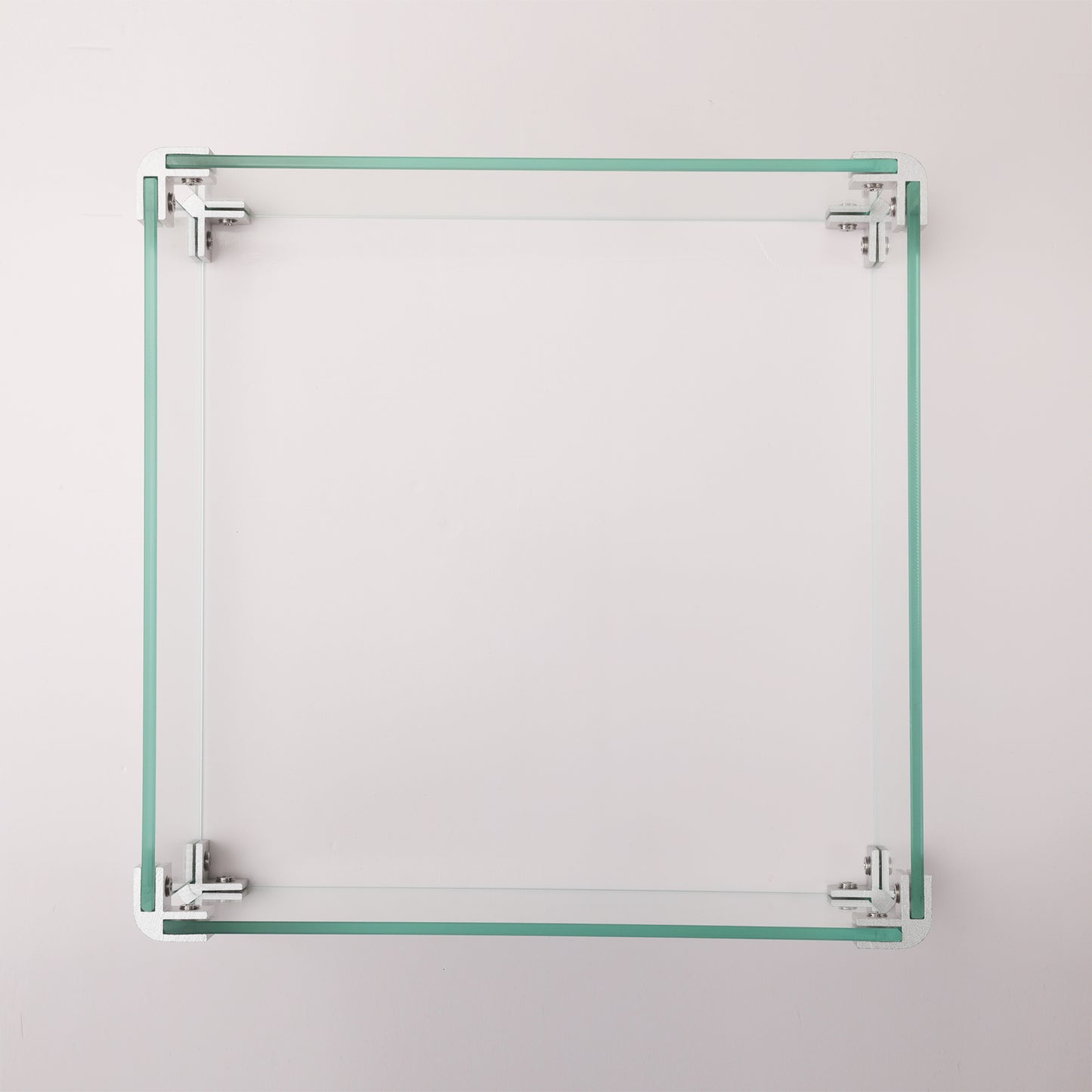Square Glass Wind Gurad for Fire Table Glass Windshield For Fire Pit