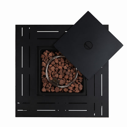 AJ Enjoy 28" Square Propane/Natural Gas Fire Pit Table