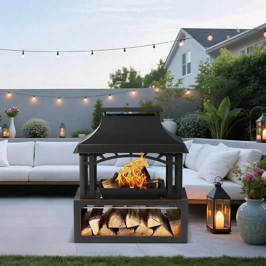 AJ Enjoy 40'' Outdoor Wood-burning Fireplace