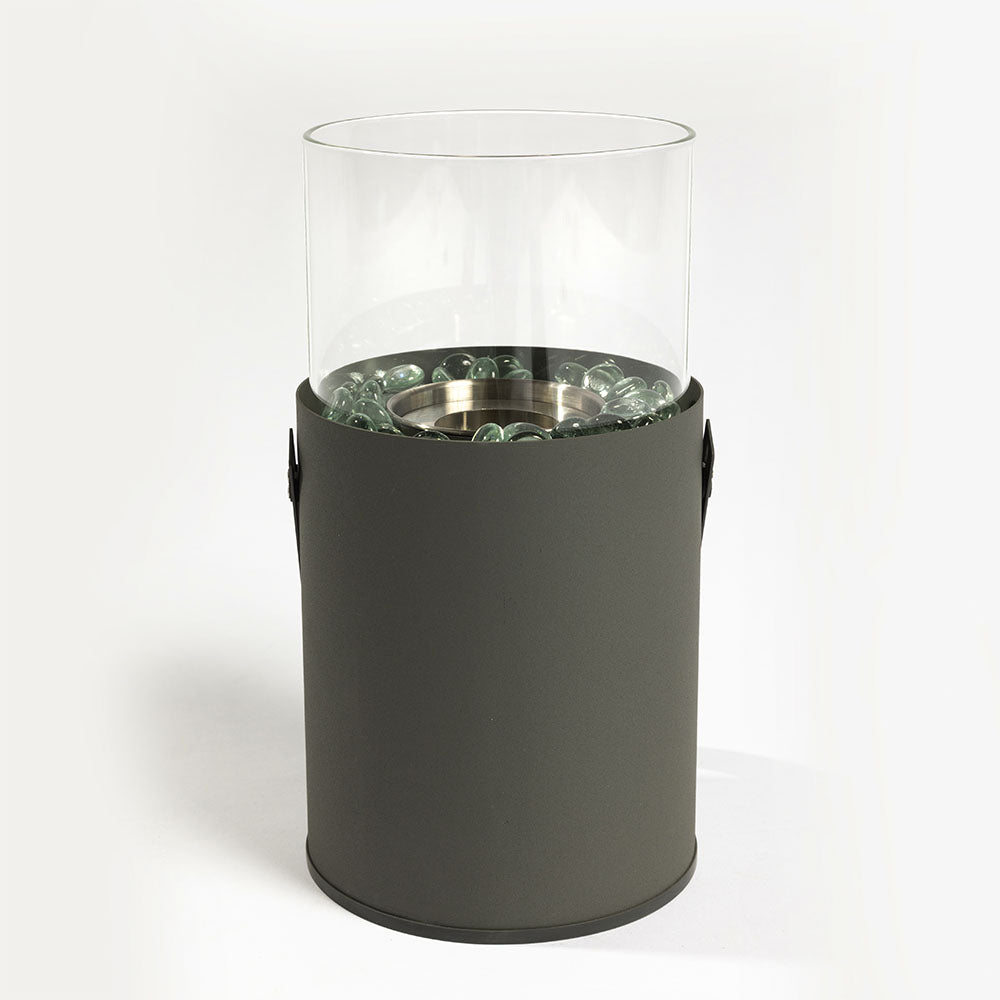 12'' H Tabletop Fire Pit - Metal Ethanol/Gel Tabletop Fire Pit