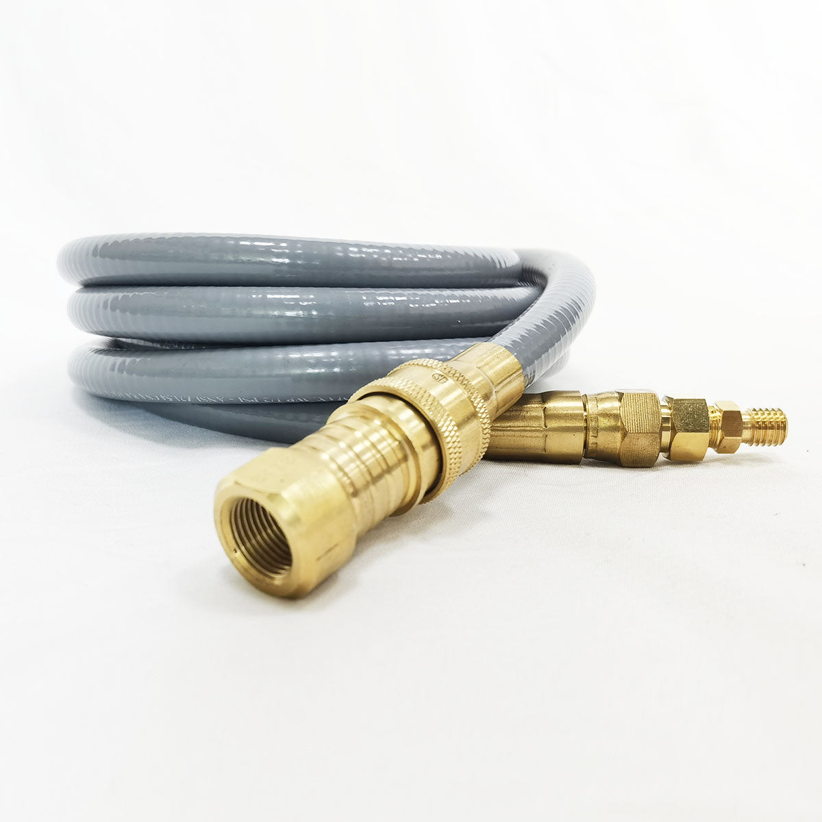 Natural Gas Conversion Kit for LP Fire Pit, Pizza Oven, Patio Heater and More Outdoor Appliance, 10 Feet Gas Line,7/16”