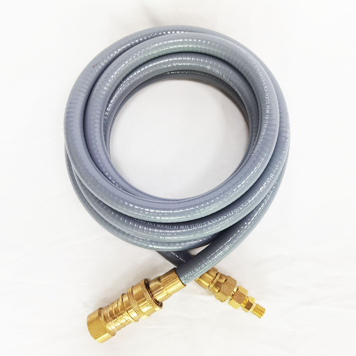 Natural Gas Conversion Kit for LP Fire Pit, Pizza Oven, Patio Heater and More Outdoor Appliance, 10 Feet Gas Line,7/16”