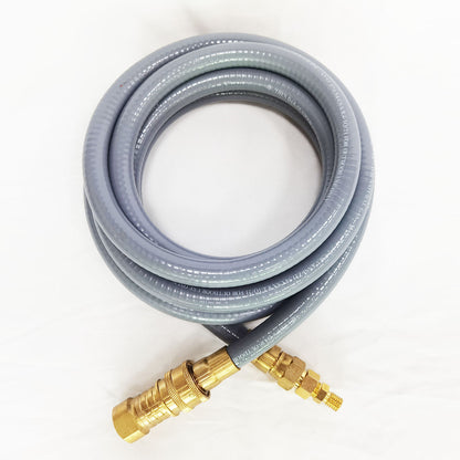 Natural Gas Conversion Kit for LP Fire Pit, Pizza Oven, Patio Heater and More Outdoor Appliance, 10 Feet Gas Line,7/16”