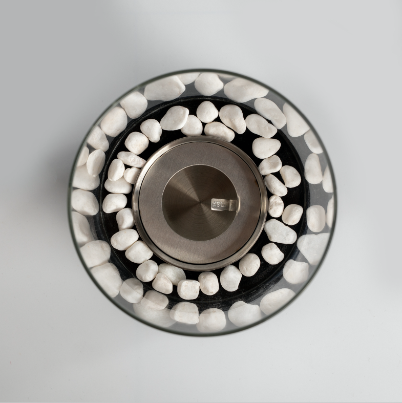 11''H Tabletop Fire Pit - Gel Tabletop Fire Pit
