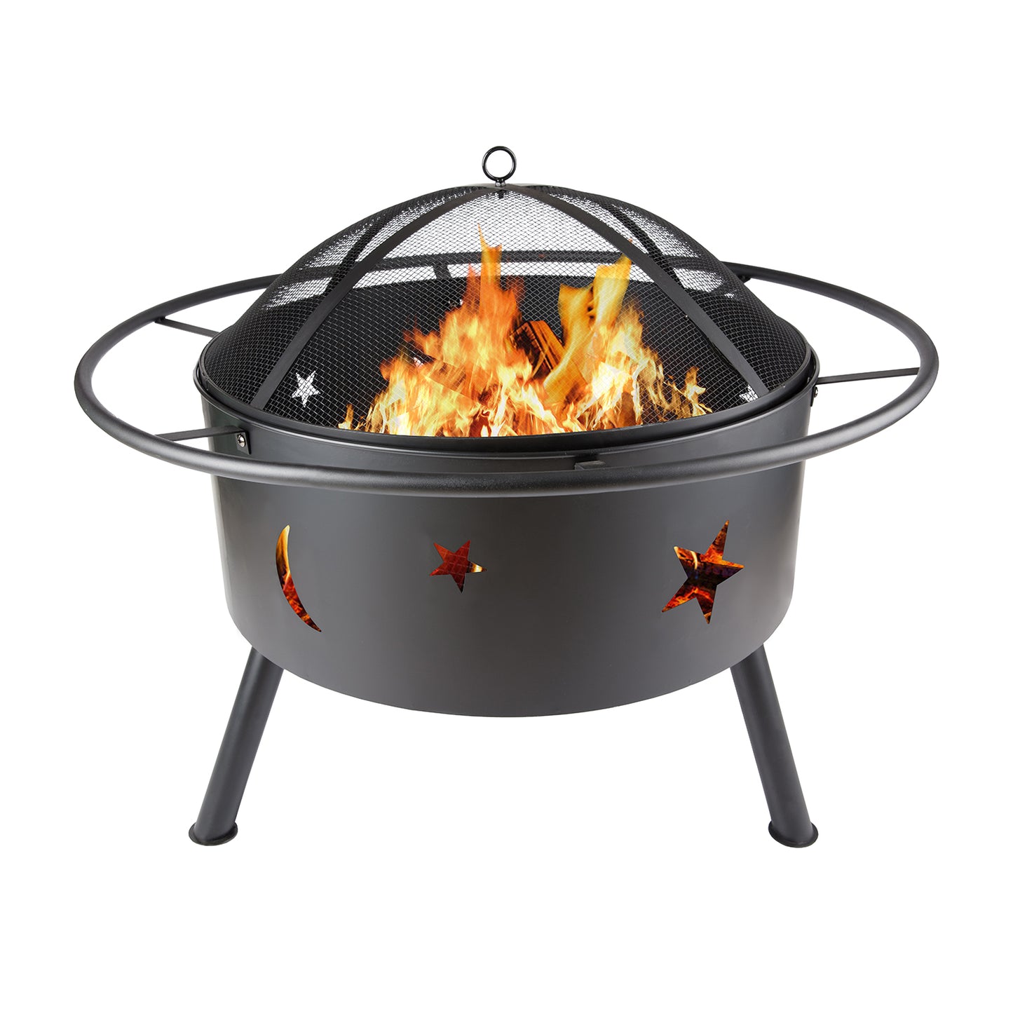 Wood Burning fire pit in Iron material