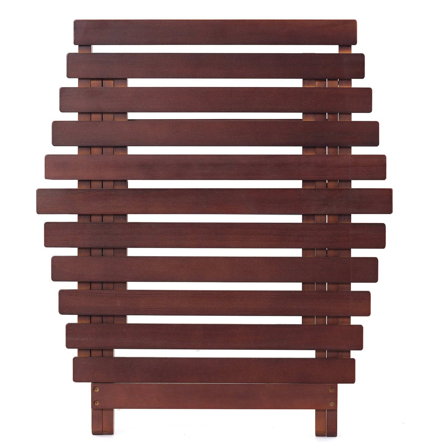 Pine Wood Folding Table, no assembly required (Square-Brown)
