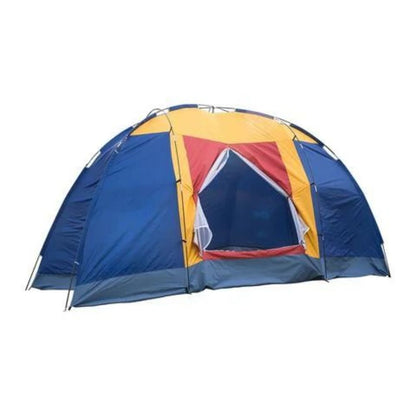 Outdoor 8 Person Camping Tent Easy Set Up Party Large Tent for Traveling Hiking with Portable Bag, Blue